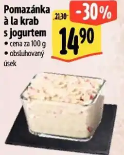 Albert Pomazánka à la krab s jogurtem nabídka