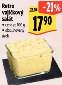 Albert Retro vajíčkový salát nabídka