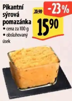 Albert Pikantní sýrová pomazánka nabídka