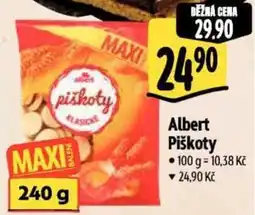 Albert Albert Piškoty nabídka