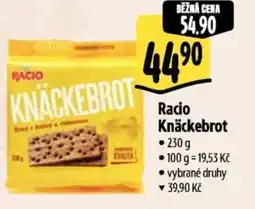 Albert Racio Knäckebrot nabídka