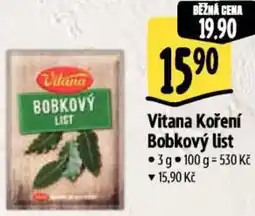 Albert Vitana Koření Bobkový list nabídka