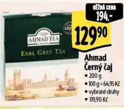 Albert Ahmad Černý čaj nabídka