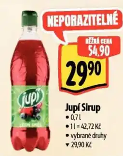 Albert Jupí Sirup nabídka