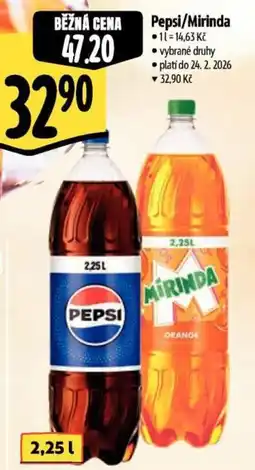 Albert Pepsi/Mirinda nabídka
