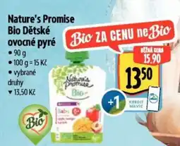 Albert Nature's Promise Bio Dětské Ovocné pyré nabídka