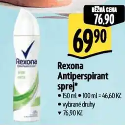 Albert Rexona Antiperspirant sprej nabídka