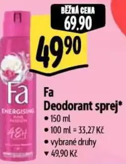 Albert Fa Deodorant sprej nabídka
