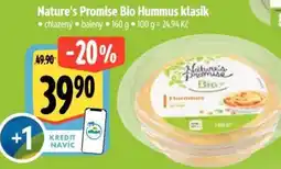 Albert Nature's Promise Bio Hummus klasik nabídka