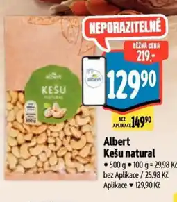 Albert Albert Kešu natural nabídka