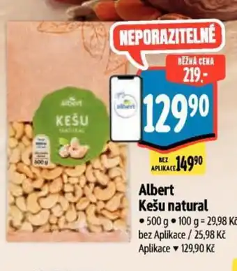 Albert Albert Kešu natural nabídka