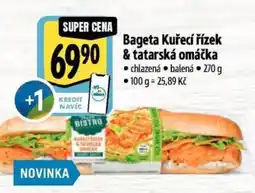 Albert Bageta Kuřecí řízek & tatarská omáčka nabídka