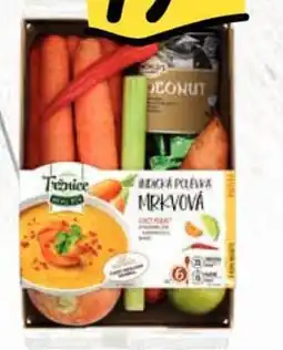 Albert Albert Menu box Indická mrkvová polévka nabídka