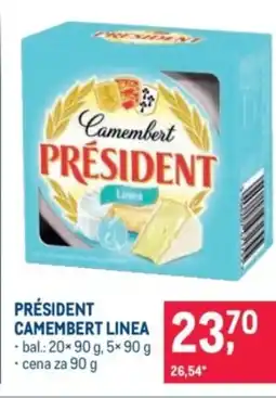 Makro Président camembert linea nabídka