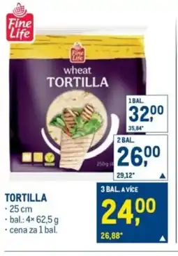 Makro Fine Life Tortilla nabídka