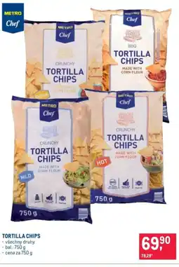 Makro Tortilla chips nabídka