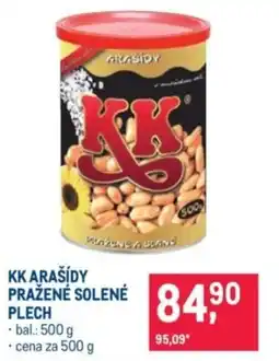 Makro Kk arašídy pražené solené plech nabídka