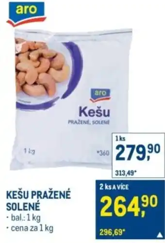 Kešu pražené solené