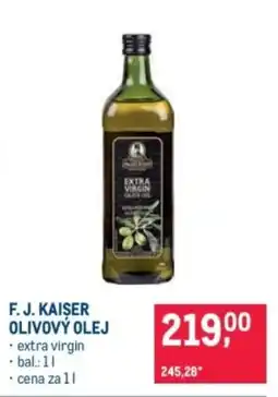 Makro F. j. kaiser olivový olej nabídka