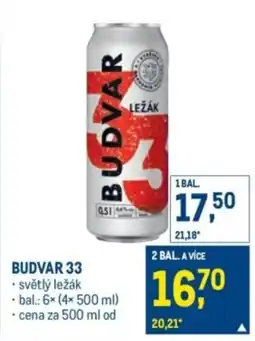 Makro Budvar 33 nabídka