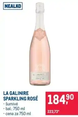 Makro La galinire sparkling rose nabídka