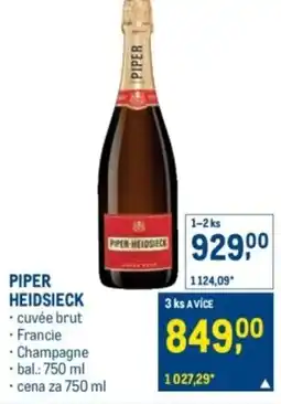 Makro Piper heidsieck nabídka