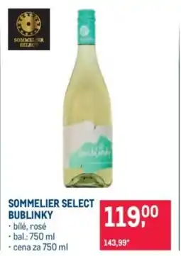 Makro Sommelier select bublinky nabídka