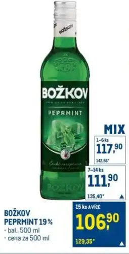 Makro Božkov peprmint 19% nabídka