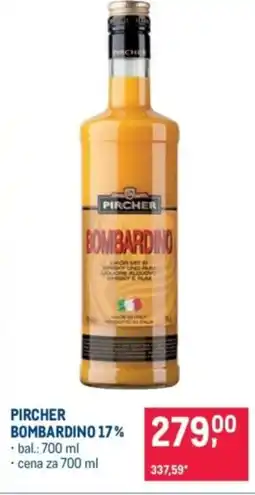 Makro Pircher bombardino 17% nabídka