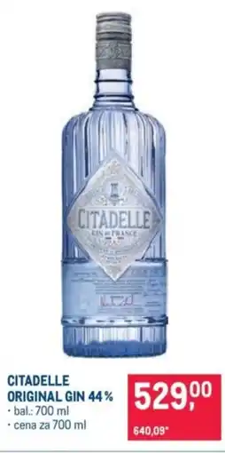 Makro Citadelle original gin 44% nabídka