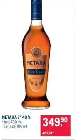Makro Metaxa 7*40% nabídka