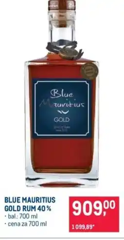 Makro Blue mauritius gold rum 40% nabídka