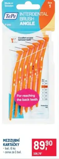 Makro Mezizubní kartáčky nabídka