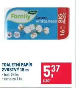 Makro Toaletní papír 2vrstvý 18 m nabídka