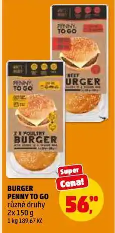 Penny Market Burger nabídka