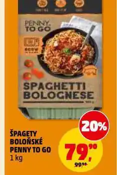 Penny Market Špagety boloňské nabídka