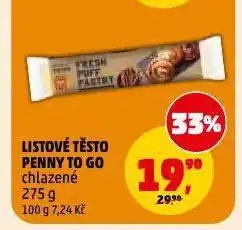 Penny Market Listové těsto nabídka
