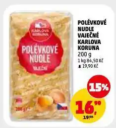 Penny Market Polévkové nudle vaječné nabídka