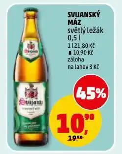 Penny Market Pivo svijanský máz nabídka
