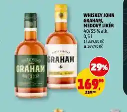 Penny Market Whiskey john graham medový likér nabídka