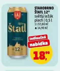 Penny Market Pivo starobrno nabídka