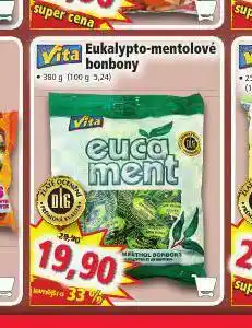 Norma Vita eikalypto-mentolové bonbony nabídka
