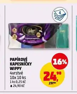 Penny Market Wippy papírové kapesníčky nabídka