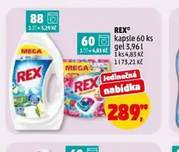 Penny Market Rex prací kapsle nabídka