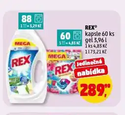 Penny Market Rex prací gel nabídka