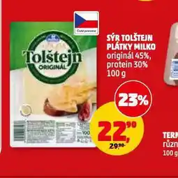 Penny Market Sýr tolštejn plátky milko nabídka