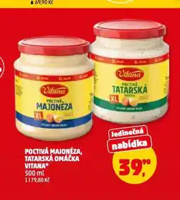 Penny Market Vitana poctivá tatarská omáčka nabídka
