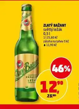Penny Market Pivo zlatý bažant nabídka