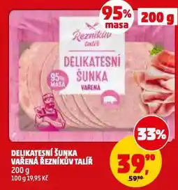 Penny Market Delikatesní šunka vařená nabídka