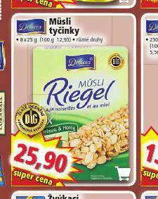Norma Müsli tyčinky nabídka
